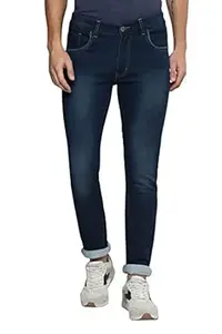 Allen Cooper Slim Mid Rise Stretchable Denim Jeans for Men