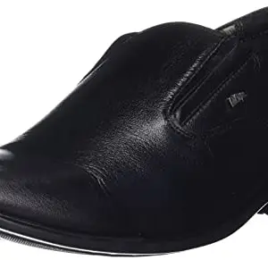 Lee Cooper Men Black Leather Formal Shoes-10 UK (44 EU) (11 US) (LC2034B1)