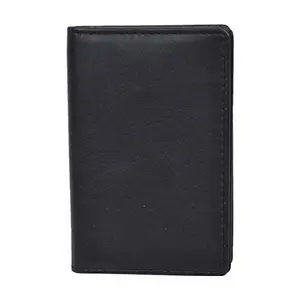 Leatherman Fashion LMN Genuine Leather Black Coin Purse for Unisex