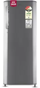 LG 261 L 3 Star Inverter Direct Cool Single Door Refrigerator(GL-B281BPZX, Shiny Steel, Fast Ice Making , Gross Volume- 270 L), Free 1 Year Extended warranty