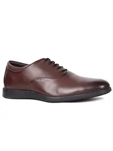 HUSH PUPPIES Men James Oxford Brown Formal Shoe - 10 UK - Adult
