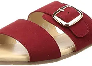 Carlton London Women's Red Fashion Sandals-4 UK (37 EU) (CLL-4930)
