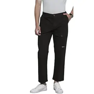 The Indian Garage Co Men Relaxed Fit Solid Mid-Rise Trousers