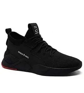 Relaxed Graceful Men Sports Shoes (Numeric_6) Black