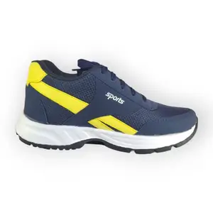 Thunder Clap Sports Blue Yellow | Casual Shoes for Men (Numeric_9)