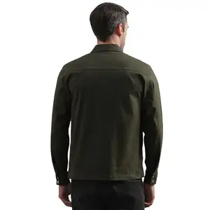Royal Enfield Shacket Shirt (Size: S)-SHS240028-OLIVE