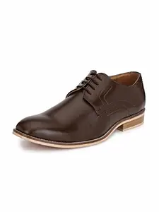 HiREL'S Men's Brown Formal Shoes-9 UK/India (43 EU) (hirel1713)