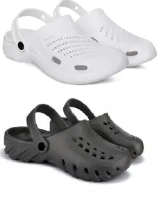 Vintex Eva Clog fortable for Walking for Men White