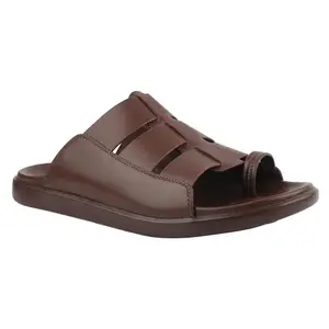 Medifeet Fisherman Sandal II Outdoor Sandal II Flat Sandal II Cushion Sandal For Men's (BROWN, 9)