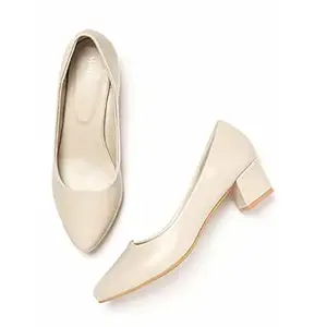 Marc Loire Women's Formal Block Heel Pump Shoes for Office, Party and Formal Occasions.