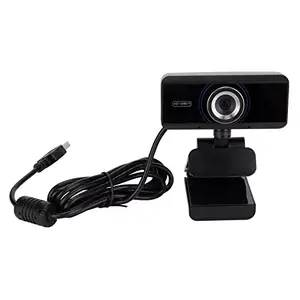 FEHD USB Computer Camera, Noise Cancelling Plug and Play Clear Sound 1920x1280P HD Webcam Autofocus Omnidirectional with Mic for Live Streaming