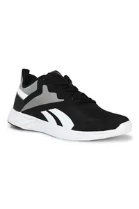 Reebok Men Thunder Cracker Running Shoes Black - Pump Orange - White 6