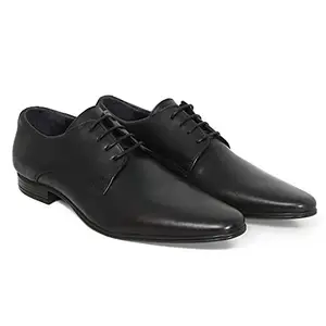 LEDERWARREN Formal Men’s Shoes (Black, Numeric_8)