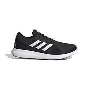 adidas Mens CORERACER CBLACK/FTWWHT/CBLACK Running Shoe - 8 UK (FX3581)
