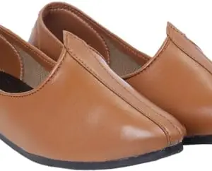 Vitoria Derby Shoes for Men | Shoes for Men with PU Sole | Comfortable & Lightweight |Durable & Trendy Design | Size : 9 | Color : Tan,VTR_3001_Jutti_Tan_Gp_9