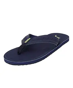 Puma Mens Circuit Peacoat-Limepunch Flip Flop -6 UK (38301505)