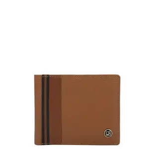 Da Milano RFID Protected Leather Wallet for Men with Card Slot - Brown