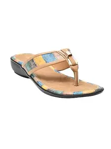 Ajanta Women's Beige Outdoor Sandals - 4 UK (37 EU) (BL1133)