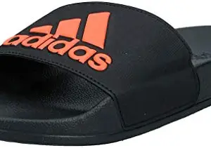 adidas Men's Adilette Shower Core Black/Active Orange/Core Black Flip-Flops - 8 UK (42 EU) (8 US) (EE9015)