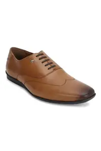 Louis Philippe Men's Tan Formal Shoes