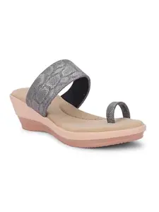 Liberty LDF-20 LADIES FASHION THONG GNMETAL (7 UK)