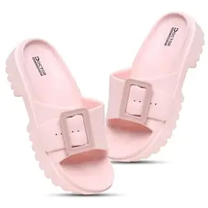 DOCTOR HEALTH SUPER SOFT Women Comfort Slides with Cushioned Footbed | Lightweight Everyday Wear Slippers | Anti-Slip Sole | Soft EVA Slip-On Footwear for Indoor & Outdoor Use