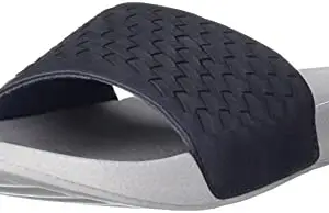 Carlton London Men's Slipper-9 Kids UK (CL-PIK-SL13_Grey Navy)