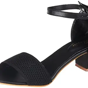 Flavia womens Platform Black Sandal, 9 UK (AIN/007)