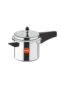 Limera Aluminium Orchid Induction Bottom Pressure Cooker Non Reactive, Non Toxic & Non Staining Food Grade Surface | Long Lasting Sealing Gasket | 7.5 Liters Silver price in India.