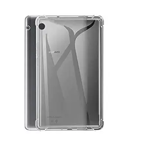 ELICA for Honor Pad 5 10.1 inch, Bumper Clear Transparent Reinforced Corners TPU Shock-Absorption Flexible Cell Phone Cover for Honor Pad 5 10.1 inch