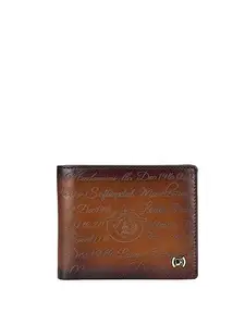 Da Milano Genuine Leather Brown Mens Wallet (MW-0002B)