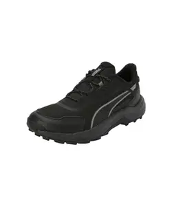 Puma Mens Quest X Black-Cast Iron-Shadow Gray Running Shoe - 11 UK (31112301)