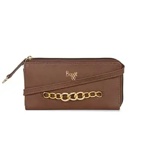Baggit Women's Ziparound Wallet - Large (Brown)