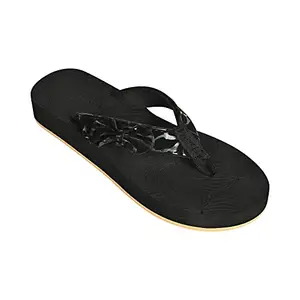 Dashny Women's (1522) Black Casual Slippers 7 UK
