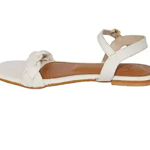 Trasco White Women's Fashion Sandals (numeric_6)