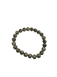 Dalmatian Jasper Beaded Bracelet, 10 mm Beads, 20 cm Circumference