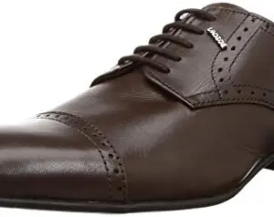 BOTOWI Men BW1013 Brown Leather Formal Shoes-9 UK (43 EU) (2000850609BRN)
