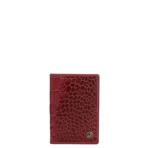Da Milano Leather Card Holder for Men & for Women - Purple