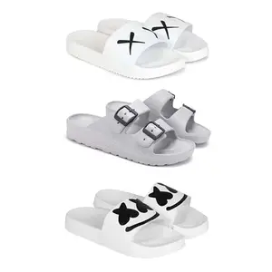DRACKFOOT Men's Sandals | Lightweight Wear| Stylish & Easy to Wear For Men'S GRT-San-(3-COMBO)-3029-3114-3030-6