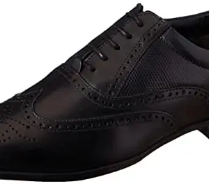 Lee Cooper Men's LC4352N Leather Formal Lace Up Shoes_Black_9UK