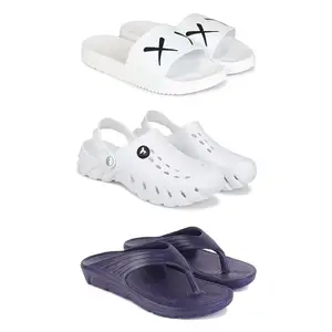 Men's Sandals | Lightweight Wear| Stylish & Easy to Wear For Men's GPT-SAN-(3-COMBO)-3029-3145-3153-9