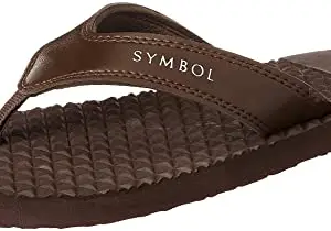 Amazon Brand - Symbol Men's Bonanza Brown Flip-Flops_6 UK (AW20-AZ-04)