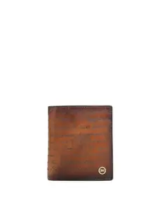 Da Milano Genuine Signato Leather Brown Bifold Men Wallet with Multicard Slot (0463F)