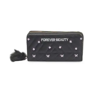 GLOWY Special Wallet for Women | Ladies Hand Purse for Women Daily use | Unique Stylish Hand Bag for Women and Girls (Black)