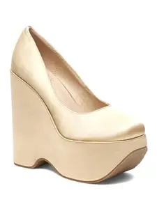 Flat n Heels Womens Gold Sandals FnH BS293-GD