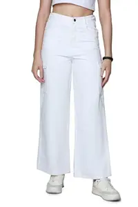 HIGH STAR Women's Regular Jeans (HSWJNS2402_Grey