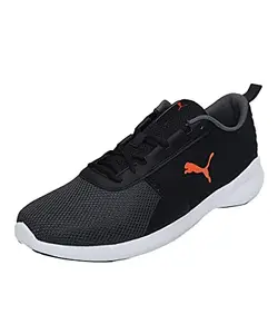 Puma Mens Pacer Laser Puma Black-Dragon Fire-Dark Shadow Casual Shoe-9 UK (38045002)