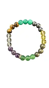 Money Crystal Bracelet (8mm Beads) � Attract Abundance and Prosperity**