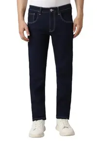 Van Heusen Men's Slim Jeans (VXDNCPOFF74702_Navy