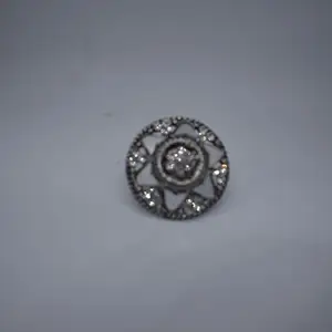 Oxidised Silver round Spiral finger Ring, adjustable